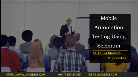 Mobile Automation Testing Using Selenium