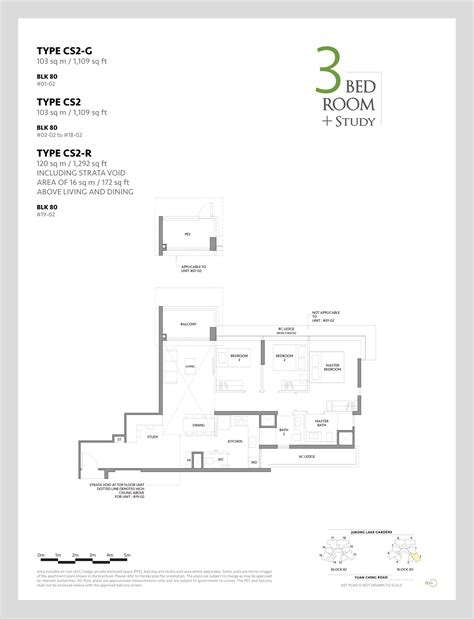 Lakeside Residences Floor Plans and units mix