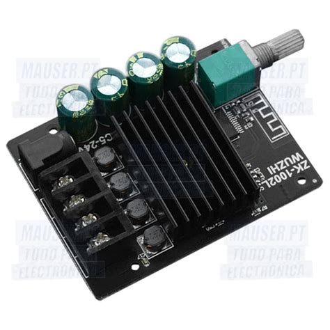 ZK-1002L Placa amplificadora de áudio Bluetooth 5.0 2x100W