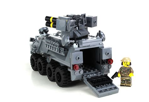 Shorad Army Stryker Tank Made With Real Lego® Bricks