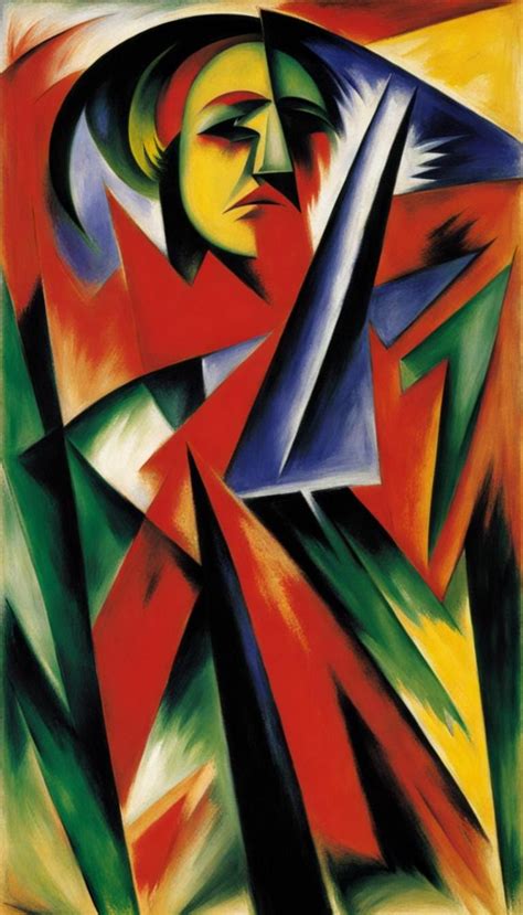 Fear by Franz Marc - AI Generated Artwork - NightCafe Creator