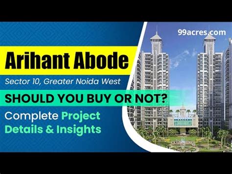 Arihant Abode Sector 10 Greater Noida West Greater Noida Price List