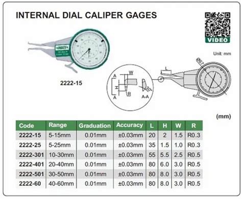 Upto Mm Analog Insize Internal Dial Caliper Gauge For