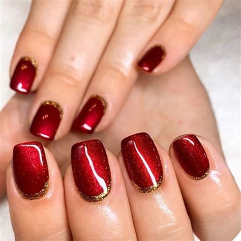 Winter Nail Colors Classy Dark Red 30 Sensational Winter Nail Colors