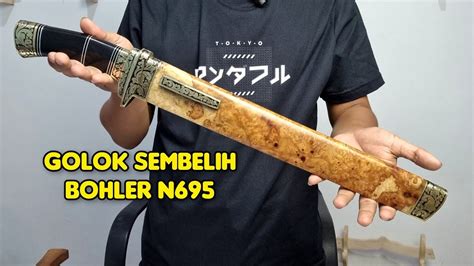 GOLOK CIBATU Modern Style PREMIUM BOHLER N695 Khusus Sembelihan Kambing