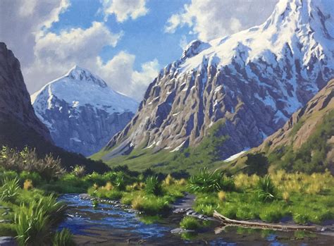 Painting My Favourite Mountain View Tips For Painting Mountains