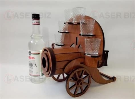 Держатель для бутылки виски » maket.LaserBiz.ru - Макеты для лазерной резки