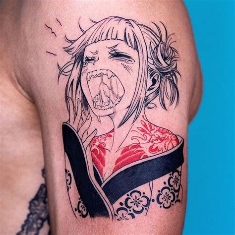 Toga Himiko By Oozy Oozy Tattoo From Seoul South Korea 타투 타투이스트 문신 블랙타투 블랙워크 아트 타투도안