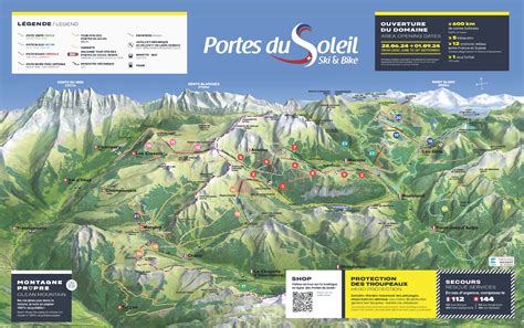 Plan Des Pistes Vtt Vtt Cyclo Station De Ch Tel Haute Savoie