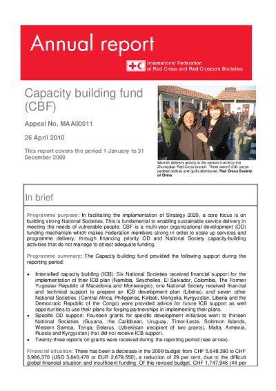 Capacity Building Fund Cbf Maa Ifrc