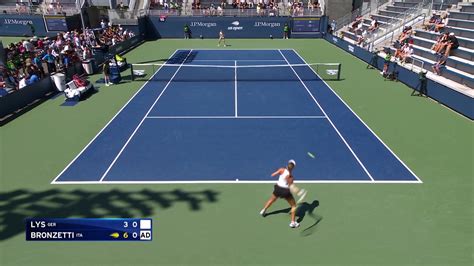 Lys Bronzetti Les Temps Forts Du Match Us Open Vid O Dailymotion