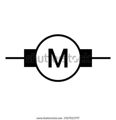 Electric Symbol Motor Vector Illustration Stock Vector (Royalty Free ...