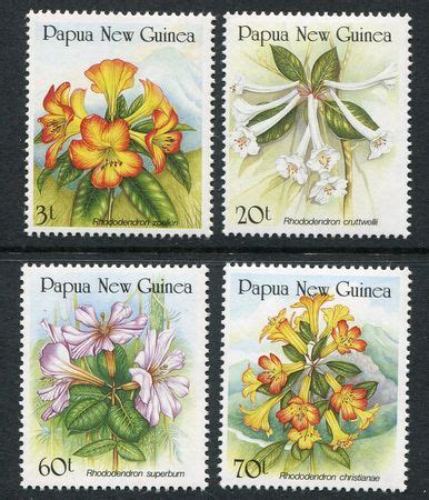 Stamps World Papua New Guinea MUH Stamps 1989 Flowers 4