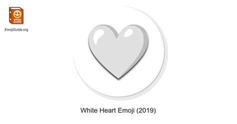 White Heart Emoji Meaning Pictures Codes