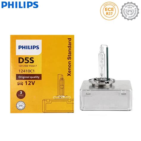 Philips Xenon Standard D5S 12410C1 12V 25W Original Xenon HID Headlight