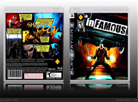 Infamous Playstation 3 Box Art Cover By Death