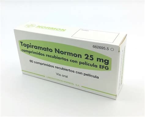 Topiramato Normon Mg Comprimidos Recubiertos Con Pelicula Efg