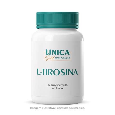 L Tirosina 300mg 60 Cápsulas