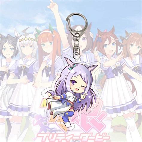 Qx New Arrival Anime Umamusume Pretty Derby Keychain Special Week