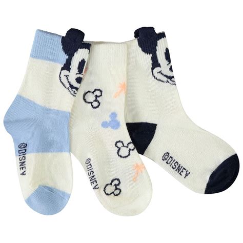 Orchestra Lot De Paires De Chaussettes Mickey Disney Avec Relief Pour