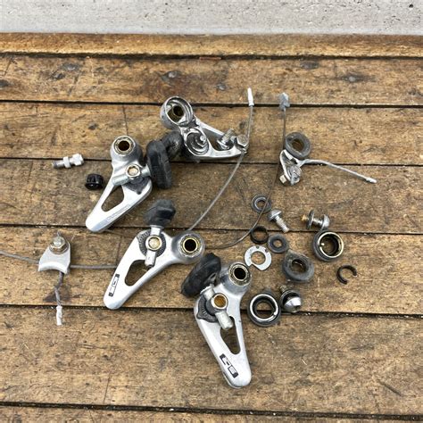 Vintage Shimano Deore II BR MT62 Brake Calipers Pads SLR Cantilever