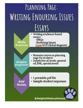 Student Planning Page Grading Global History Essay Enduring Issues Dbq