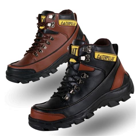 Jual Sepatu Caterpillar Argon Sepatu Boots Safety Pria Ujung Besi