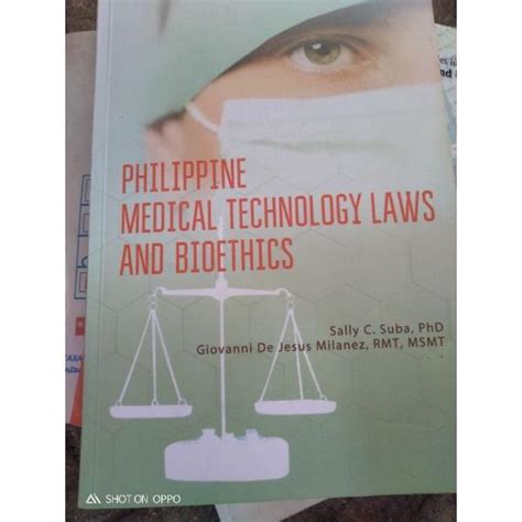 Philippine Medical Technology Law S And Bioethics Lazada Ph