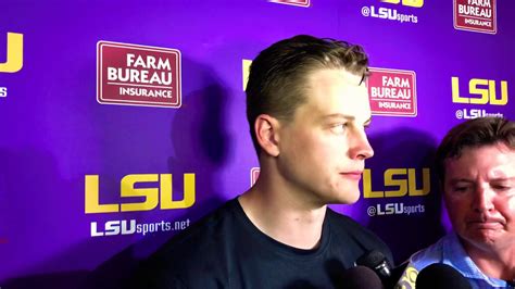 Full Joe Burrow Press Conference After Beating Utah State Youtube