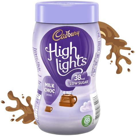 Cadbury HighLights Low Sugar Hot Chocolate Mix | Candy Funhouse