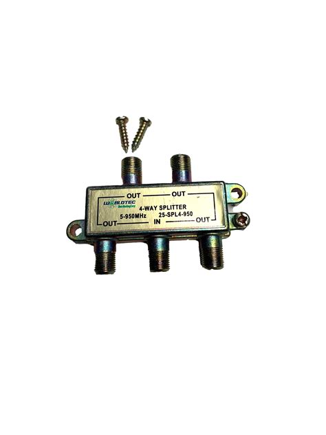 4 Way Splitter Single Port Worldtec