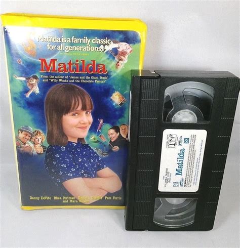 Matilda Vhs Clam Shell Case Closed Captioned For Sale Online