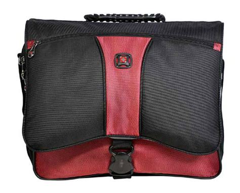 Wenger Swiss Gear Venus Redblack Laptop Messenger Bag Overstock