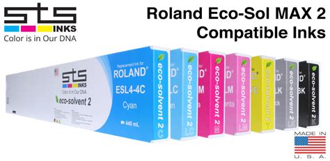 Roland Eco Sol MAX 2 Compatible Inks STS Inks