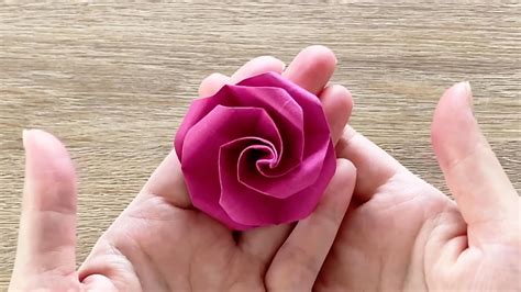 How To Make A Lovely Origami Rose Paper Flower Best Flower Site