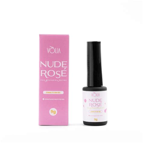 Esmalte LED UV Nude Rosé Brazil Flora