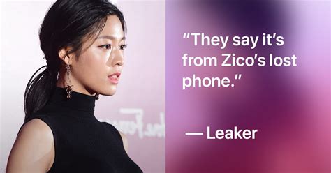 Rumors Spread Zico Lost His Phone After Seolhyun S Fake Nude Picture