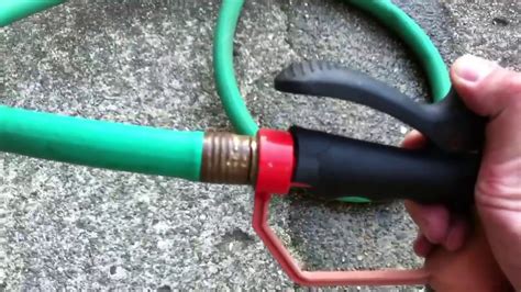 How To Separate A Garden Hose From A Stuck Spray Nozzle YouTube