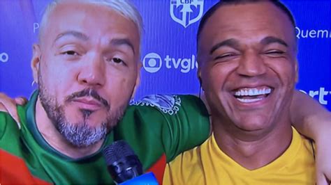 Belo E Denilson Surgem Pela Primeira Vez Em P Blico Ap S Briga Pol Mica