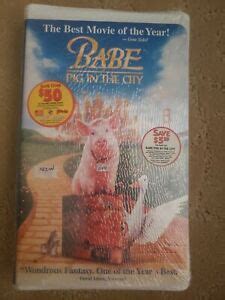 Babe Pig In The City VHS Clamshell Release EBay