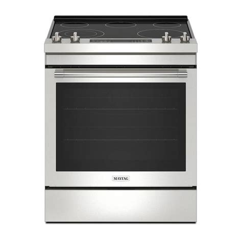 Maytag 30 in Stainless Steel 6 4 ft³ Slide In Electric Range with 5