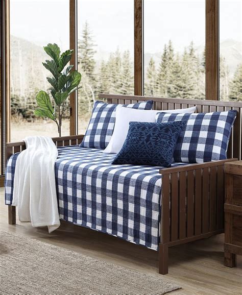 Eddie Bauer Closeout Lakehouse Plaid Daybed Bonus Set 4 Piece Macys