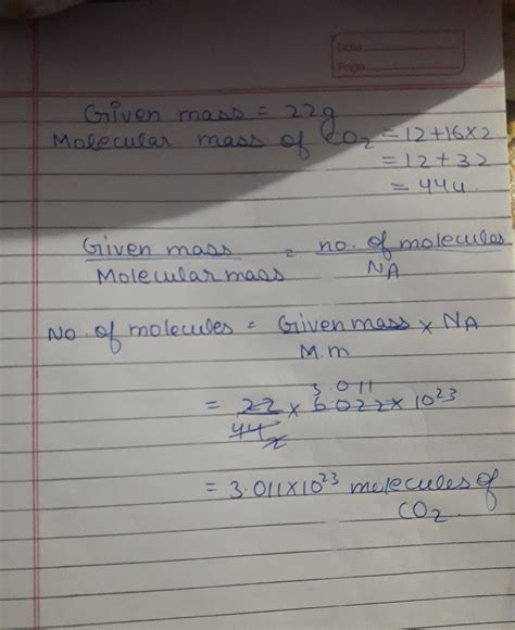 Calculate The Number Of Molecules Present In G Of Co Brainly In