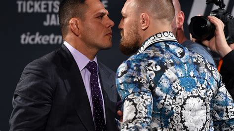 Conor Mcgregor Clash With Ufc Rival Rafael Dos Anjos Closer Than Ever