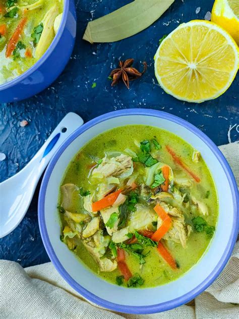 Simple Lemon Coriander Chicken Soup Go Healthy Ever After