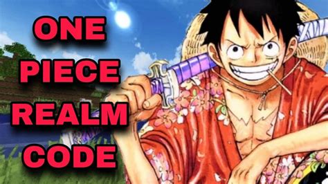 Best One Piece Realm Code For Bedrock Edition Youtube