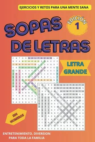 Cuadernillo Sopas De Letras En Español Letra Grande 71poa Envío gratis