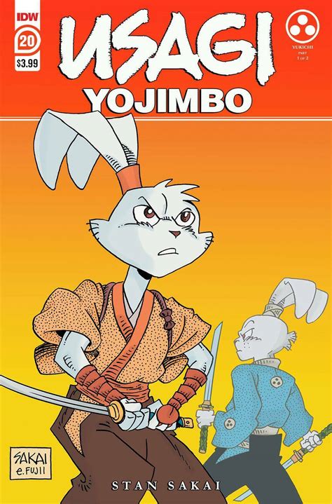 Usagi Yojimbo 20 Variant 2nd Print Cover Nm Idw Pre Sale Ships July