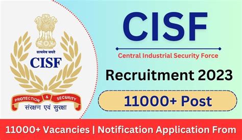 CISF Constable Recruitment 2024 11000 Post Notification