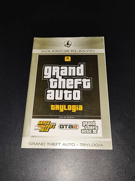 GTA TRYLOGIA 1 2 3 GRAND THEFT AUTO INSTRUKCJA PL 2 Stan używany